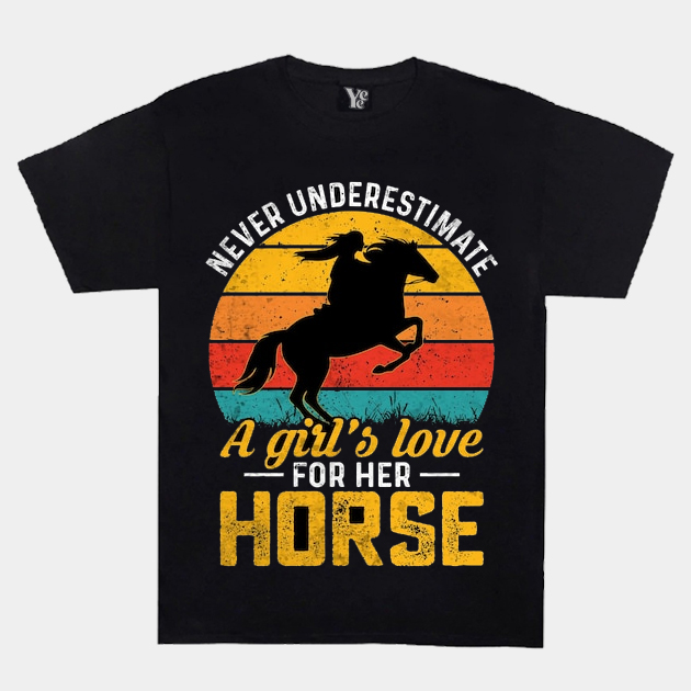 Girl's Love Horse T-Shirt